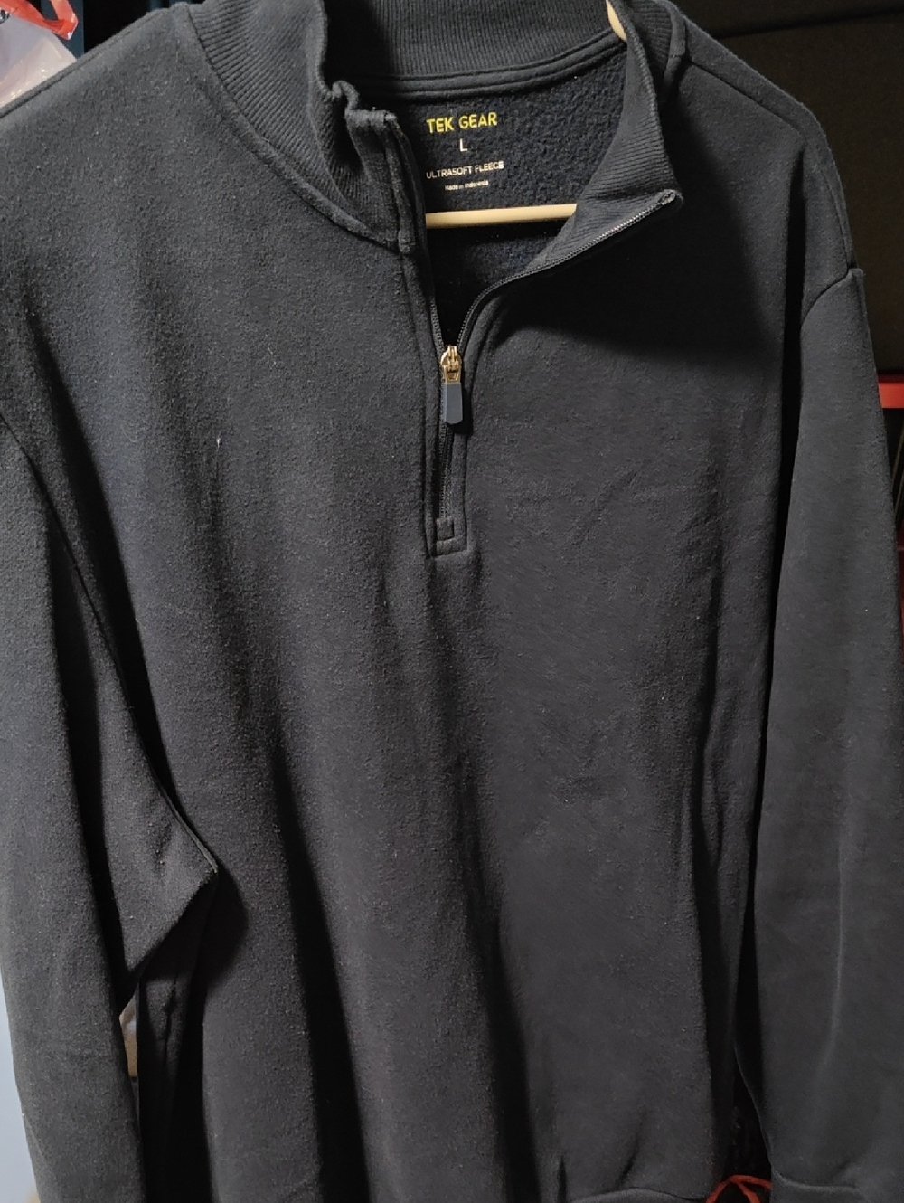 tek gear Navy Half-Zip Fleece Pullover